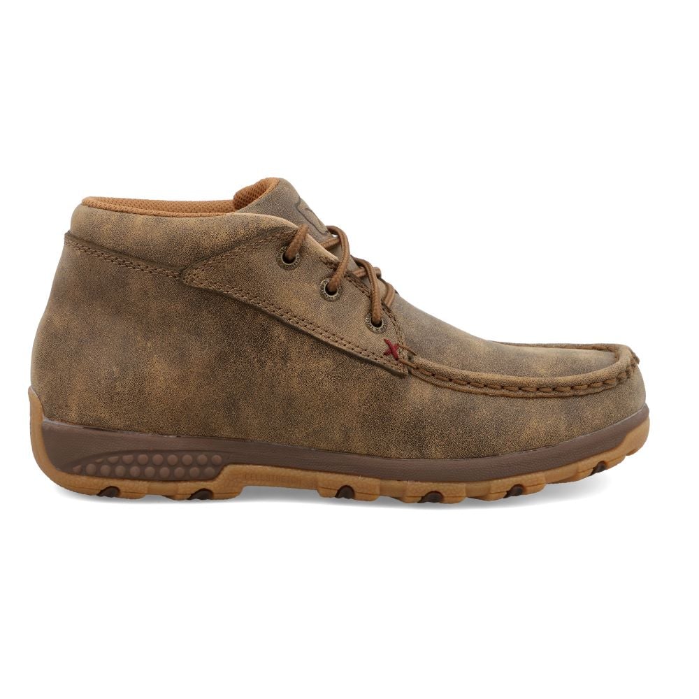 'Twisted X' Women's Cellstretch Chukka Driving Moc - Bomber Brown