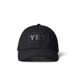 'Yeti' Men's Patch Trucker Hat - Black
