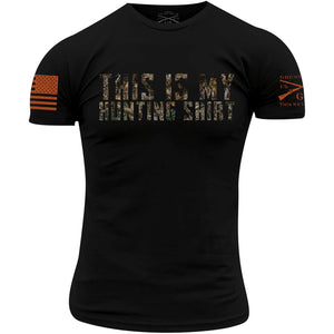 'Grunt Style' Men's This Is My Hunting Shirt Tee - Realtree Edge