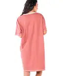 'Lazy One' Women's Love My Bed Nightshirt - Pink