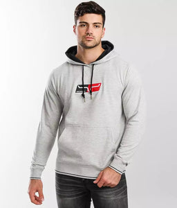 'Kimes Ranch' Men's Alta Hooded Pullover - Grey Heather