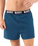 'Lazy One' Men's Squid Marks Boxer - Blue