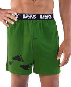 'Lazy One' Men's Sascrotch Boxer - Green