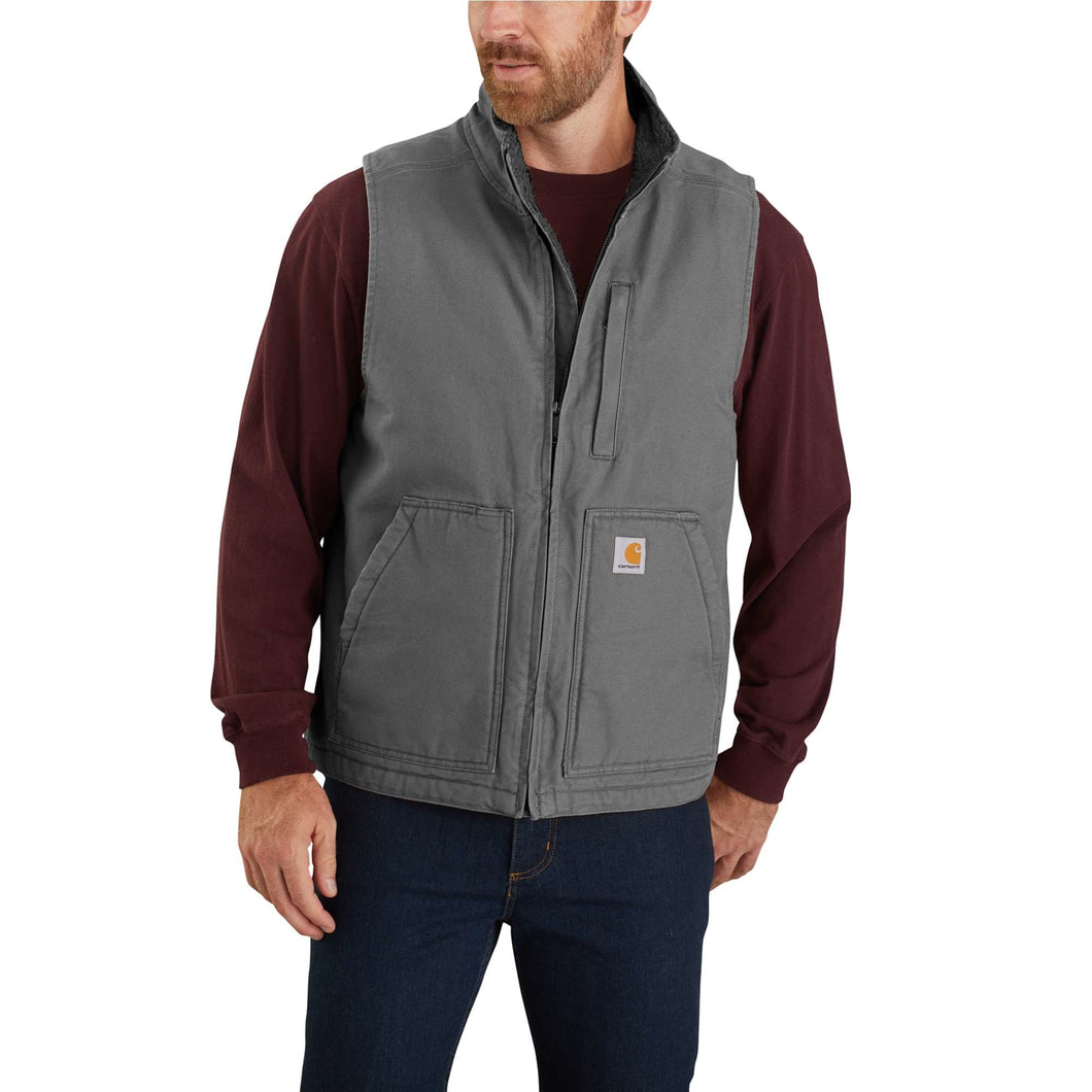 Men's Duck Sherpa Lined Vest - Gravel – Outfitter