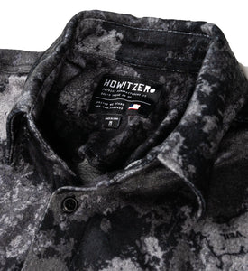 'Howitzer' Men's Carbine Flannel Button Down - Black / Multi