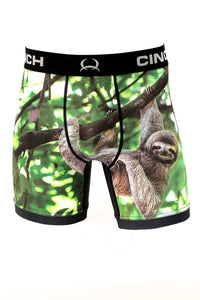 'Cinch' Men's 6" Sloth Boxer Briefs - Multi
