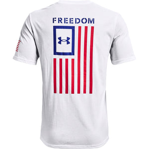 'Under Armour' Men's Freedom Flag T-Shirt - White / Royal