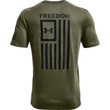 'Under Armour' Men's Freedom Flag T-Shirt - Marie OD Green / Black