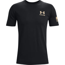 'Under Armour' Men's Freedom Flag Camo T-Shirt - Black / Desert Sand