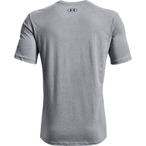 'Under Armour' Men's New Freedom BFL T-Shirt - Steel Light Heather / Royal