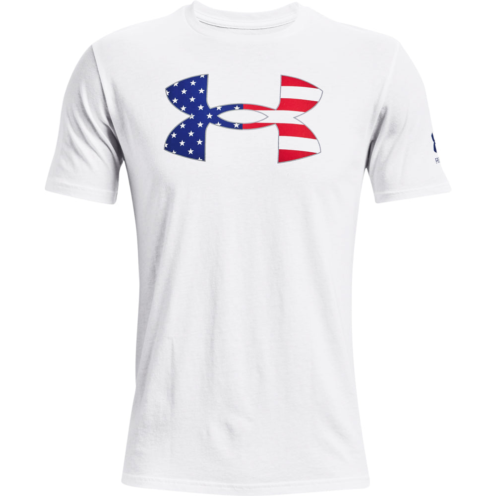 'Under Armour' Men's New Freedom BFL T-Shirt - White / Royal