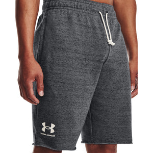 'Under Armour' Men's Rival Terry Shorts - Pitch Grey