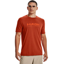 'Under Armour' Men's Fish Strike T-Shirt - Fox / Blaze Orange