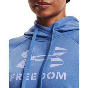 'Under Armour' Women's Freedom Rival Hoodie - River / Isotope Blue