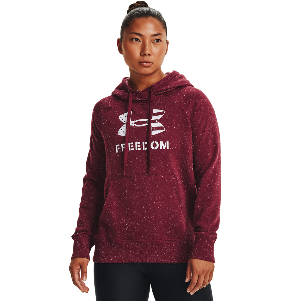 'Under Armour' Women's Freedom Rival Hoodie - League Red / White