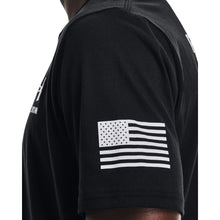 'Under Armour' Men's Freedom Flag T-Shirt - Black / White