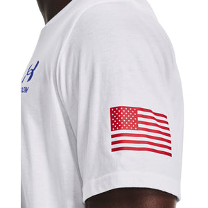 'Under Armour' Men's Freedom Flag T-Shirt - White / Royal