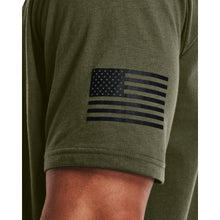 'Under Armour' Men's Freedom Flag T-Shirt - Marie OD Green / Black