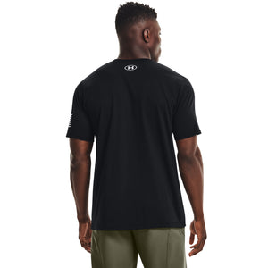 'Under Armour' Men's Freedom Logo T-Shirt - Black / White