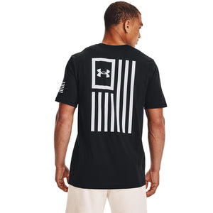 'Under Armour' Men's Freedom Flag Bold T-Shirt - Black