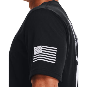 'Under Armour' Men's Freedom Flag Bold T-Shirt - Black