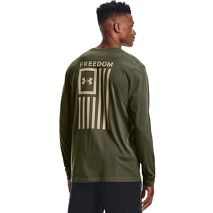 'Under Armour' Men's Freedom Flag T-Shirt - Marine OD Green