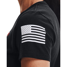 'Under Armour' Women's Freedom Logo T-Shirt - Black / White