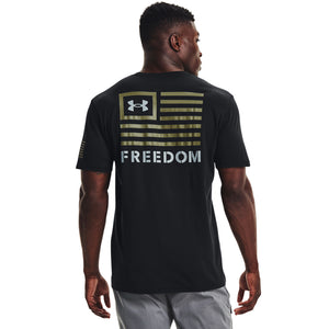 'Under Armour' Men's New Freedom Banner T-Shirt - Black