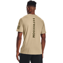 'Under Armour' Men's New Freedom Spine T-Shirt - Desert Sand