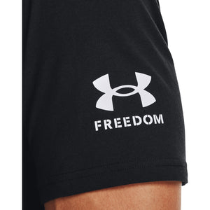 'Under Armour' Men's New Freedom BFL T-Shirt - Black / White