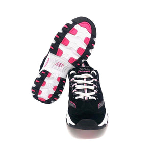 Skechers Women's D'lites Me Time Athletic Shoes - 11936-BKHP-6.5