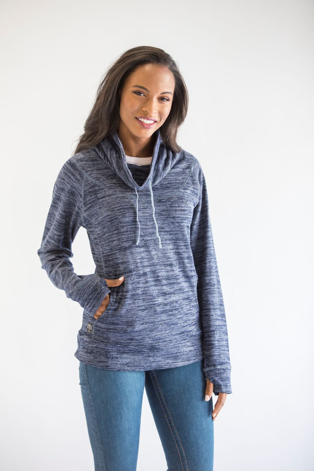 'Kimes Ranch' Women's Tonopah Pullover - Navy Heather