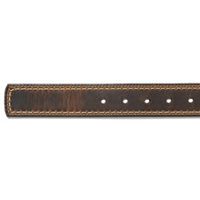 'Vintage Bison' Men's Sycamore Leather Belt - Whiskey