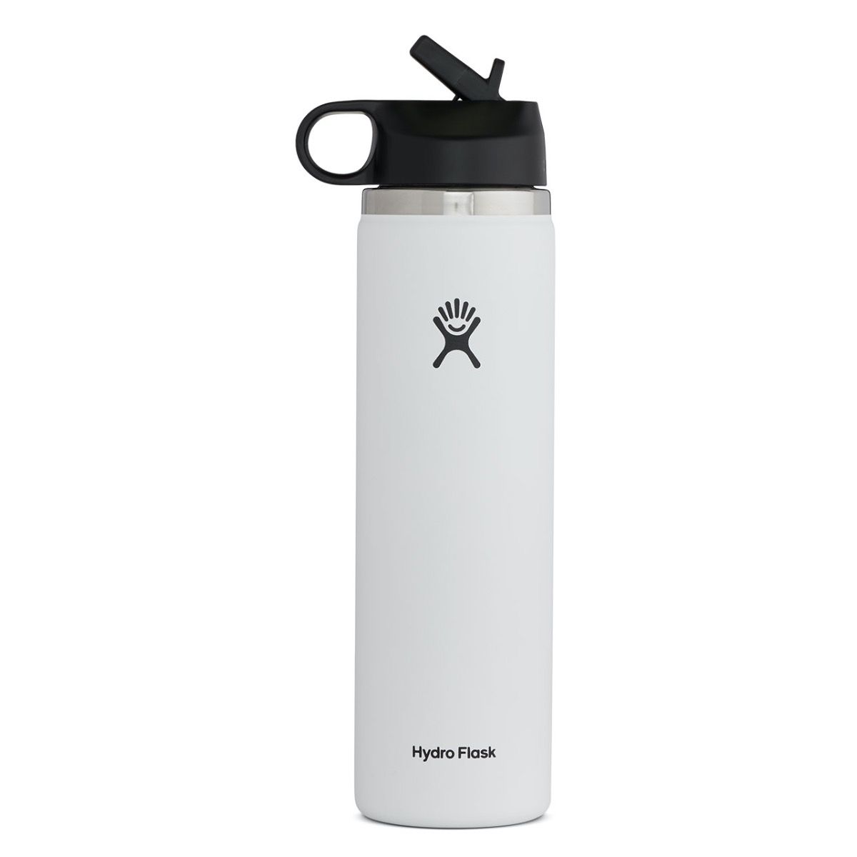 24 Oz Narrow Mouth Water Bottle with Straw Lid – Iron Flask