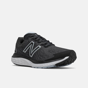 'New Balance' Women's Fresh Foam 680v7 - Black w/White & UV Glo