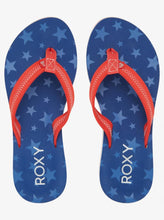 'Roxy' Women's Vista Loreto Sandals - Red / White / Blue