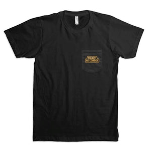 'Dale Brisby' You Ain't No Cowboy Pocket Tee - Black